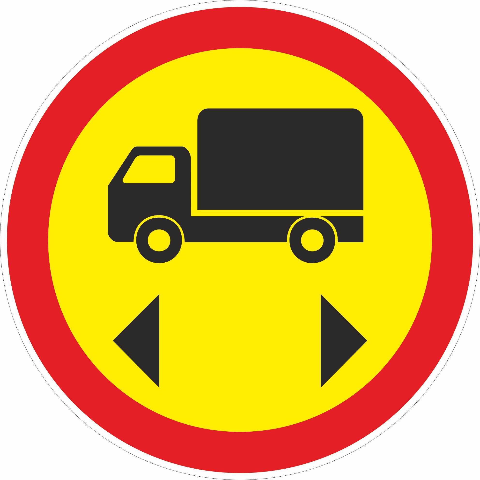 Знак дорожный 3.15 Ограничение длины