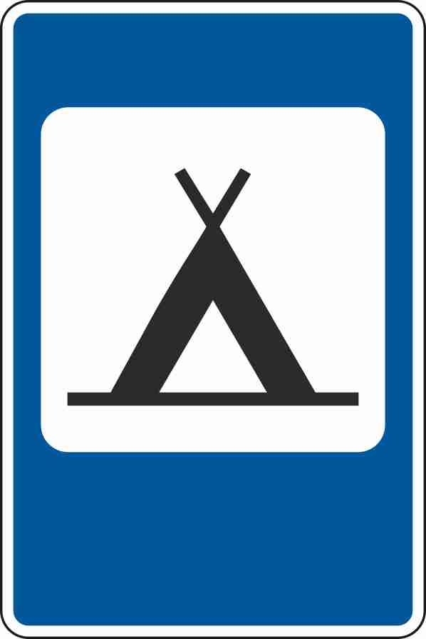 Знак дорожный 7.10 Кемпинг