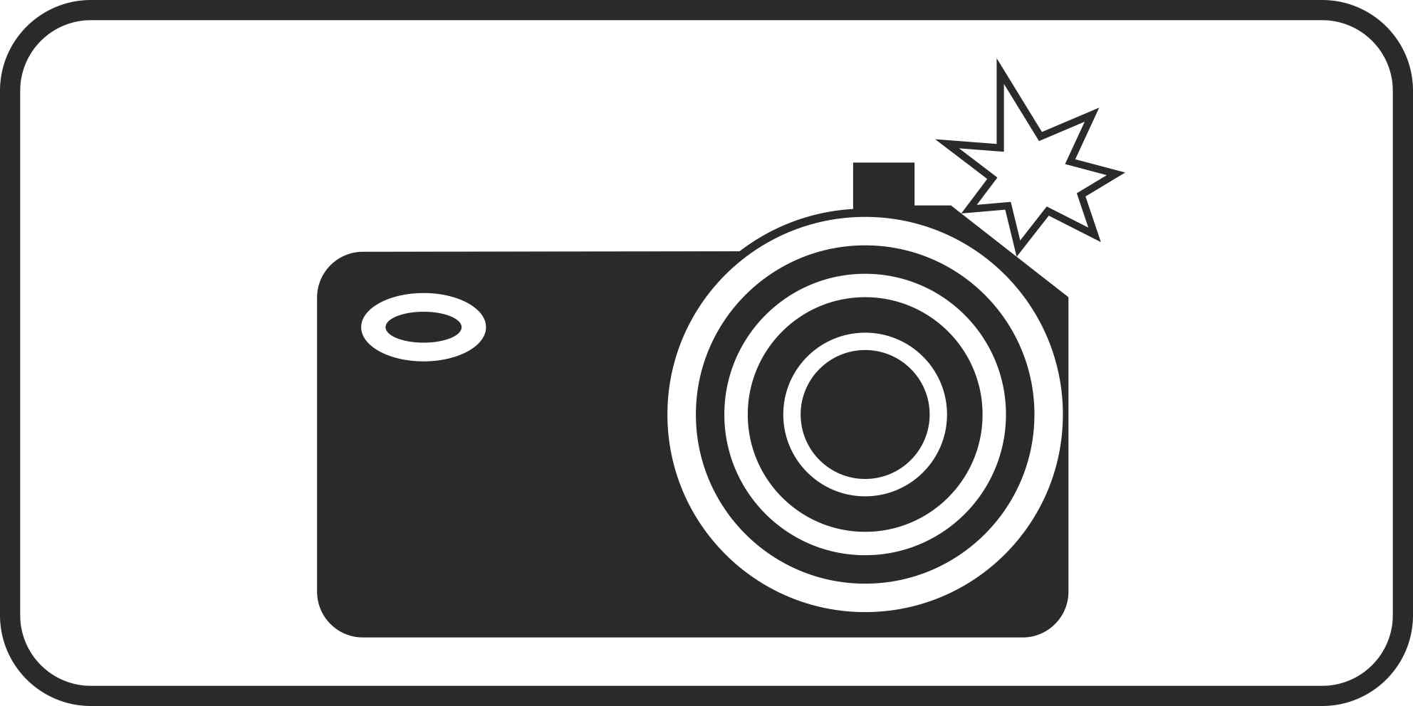 Знак дорожный 8.23 Фотовидеофиксация