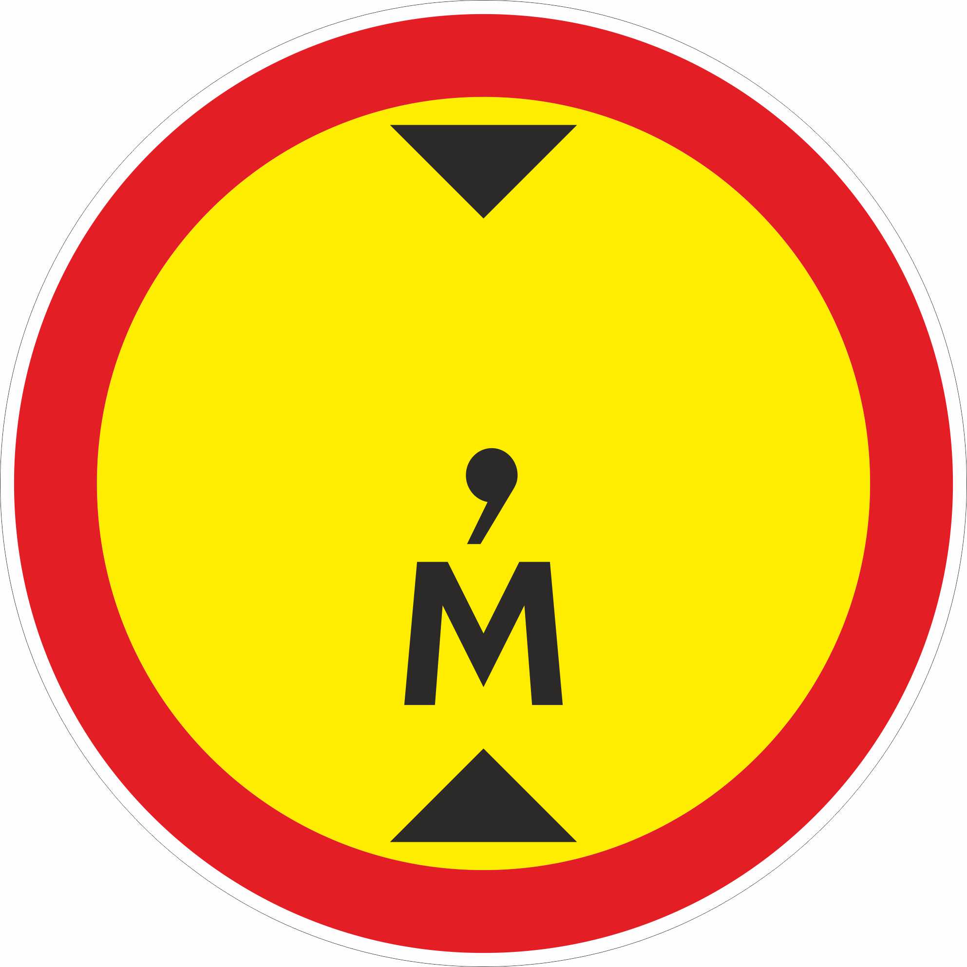 Знак дорожный 3.13 Ограничение высоты