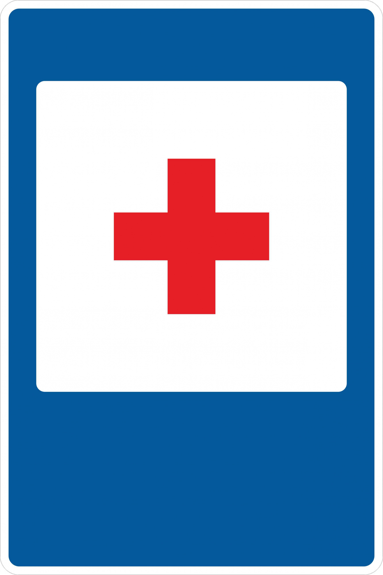 Знак дорожный 7.1 Пункт первой медицинской помощи